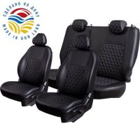 Чехлы Экокожа Турин Ромб на Mitsubishi ASX (2010+) Чехлы Экокожа Турин Ромб на Mitsubishi ASX (2010+)