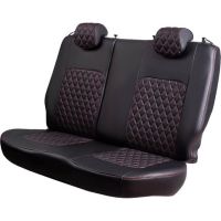 Чехлы Экокожа Турин Ромб на Mitsubishi ASX (2010+) Чехлы Экокожа Турин Ромб на Mitsubishi ASX (2010+)